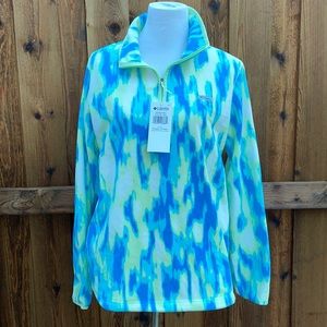 NWT Columbia PFG Super Tidal Fleece 1/4 zip Pullover Women’s size xsmall